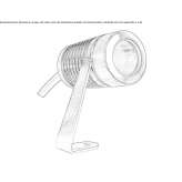 Adjustable outdoor LED spotlight Votkinsk