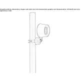 Adjustable aluminum LED outdoor spotlight Paste