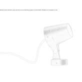 External spotlight made of die-cast aluminum LED Paste