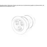 Metal LED underwater lamp Rendufe