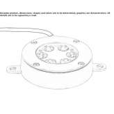 Lampa podwodna ze szkła LED i stali nierdzewnej Colibasi