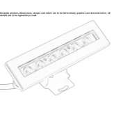 Underwater lamp made of LED glass and stainless steel Colibasi