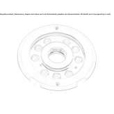 RGB LED underwater lamp in glass and stainless steel for fountains Cabure
