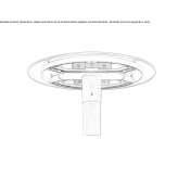 Lampa uliczna LED z odlewanego ciśnieniowo aluminium na słupie Toloriu