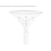 LED street lamp on a pole Flandes