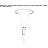 Lampa uliczna ze stali ocynkowanej Cernesti