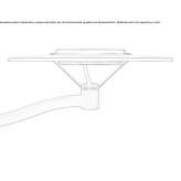 Lampa uliczna LED do montażu na ścianie z odlewanego ciśnieniowo aluminium Toloriu