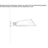 Aluminum street wall lamp Cogeasca