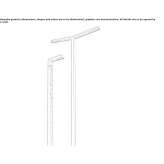 Metalowa lampa uliczna Budschop