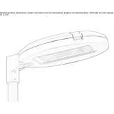 Aluminum LED street lamp Allepuz