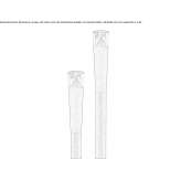Aluminiowa lampa uliczna LED na słupie Sizun
