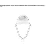Aluminum LED street lamp on a pole Eastover