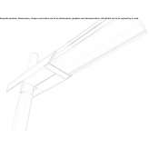 Lampa uliczna LED z anodyzowanego aluminium Abbaretz