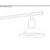 Aluminiowa lampa uliczna LED Rance