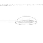 Aluminiowa lampa uliczna LED Hundorp