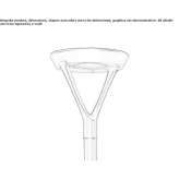 Lampa uliczna LED z odlewanego ciśnieniowo aluminium Querfurt