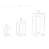 Cordless LED table lamp made of die-cast aluminum Dernau