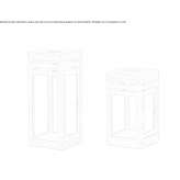 Wood and glass lantern Markovo