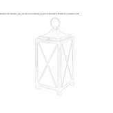 Brass lantern Pinseque