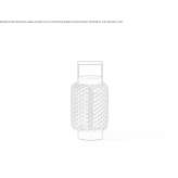Blown glass lantern Sencha