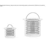 Aluminum lantern Pawonkow