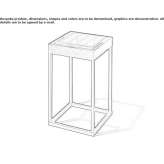 Aluminum lantern powered by solar energy Embourg