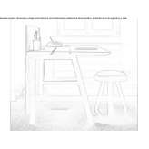 Rectangular wooden work desk Kula