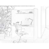 Office desk with sound-absorbing screens Stepove
