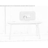 Rectangular desk Dinar
