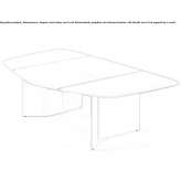 Executive desk in tanned leather Studenok