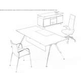 Rectangular office desk Brassall
