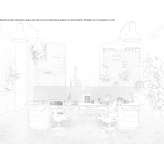 Multi-office sectional desk with sound-absorbing screens Winford