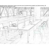 Workstation desk Havinnes