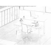 Multifunctional desk with height adjustment and electric drive Borox