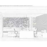 Multifunctional desk with cable management system Lubenia