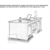 Director's desk made of solid wood Krasocin