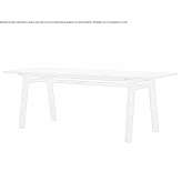 Rectangular wooden high table Logten