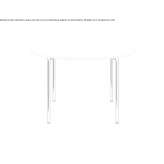 Folding round table Coquimbo