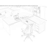 Height adjustable office desk Wimmis