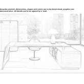 Executive desk with shelves Tullinge
