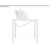 Rectangular work desk Neoules