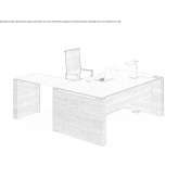 Sectional desk with cable management system Nanaimo