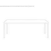 Fenix-NTM® rectangular table Huenxe