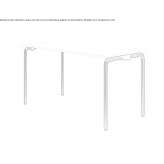 Folding rectangular table Coquimbo