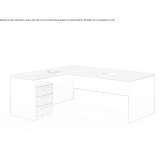 L-shaped executive desk Thayngen
