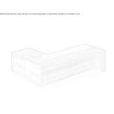 Wooden veneer desk with drawers Krumegg
