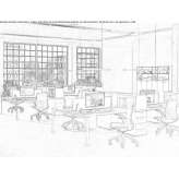 Sectional desk Prenzlau