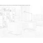 Leather executive desk Sori
