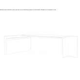 Rectangular wooden executive desk Tamins