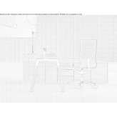 Work desk with shelves Wanderup